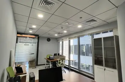 Office Space - Studio - 5 Bathrooms for rent in Opal Tower - Business Bay - Dubai