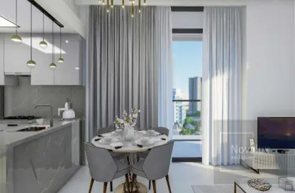 Dining Room image for: Apartment - 1 Bedroom - 1 Bathroom for sale in The Paragon by IGO - Business Bay - Dubai, Image 1