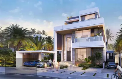 Outdoor Building image for: Villa - 4 Bedrooms - 5 Bathrooms for sale in Morocco Phase 2 - Damac Lagoons - Dubai, Image 1
