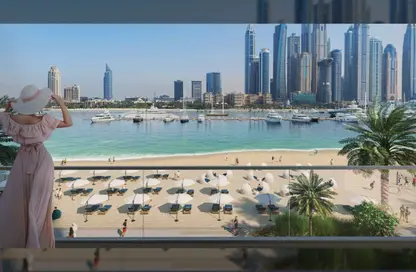Apartment - 1 Bedroom - 1 Bathroom for sale in Palace Beach Residence - EMAAR Beachfront - Dubai Harbour - Dubai