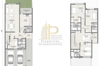 Townhouse - 3 Bedrooms - 5 Bathrooms for sale in The Pulse Beachfront - The Pulse - Dubai South (Dubai World Central) - Dubai