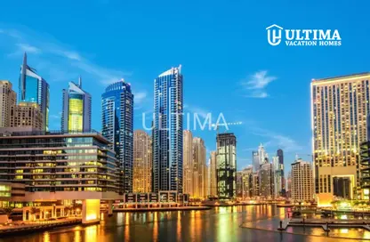 Apartment - 1 Bedroom - 2 Bathrooms for rent in Marina View Tower B - Marina View - Dubai Marina - Dubai
