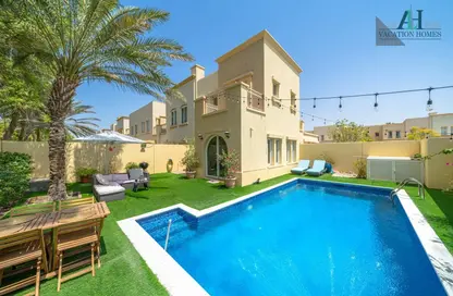 Pool image for: Villa - 2 Bedrooms - 3 Bathrooms for rent in Springs 8 - The Springs - Dubai, Image 1