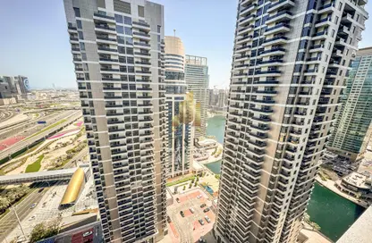 شقة - غرفة نوم - 2 حمامات للايجار في ابراج جرين ليك - (JLT) مجمع S - أبراج بحيرة الجميرا - دبي
