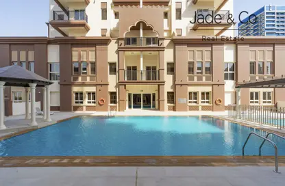 شقة - غرفة نوم - 2 حمامات للبيع في طراز أوروبي - مساكن القناه المائية - مدينة دبي الرياضية - دبي