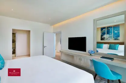 صورة لـ غرفة- غرفة النوم النزل و الشقق الفندقية - غرفة نوم - 2 حمامات للايجار في إن إتش كوليكشن دبي ذا بالم - نخلة جميرا - دبي ، صورة رقم 1