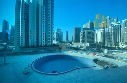 Pool image for: Office Space - Studio - 1 Bathroom for rent in The Prime Tower - Business Bay - Dubai, Image 1
