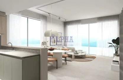 Living / Dining Room image for: Apartment - 2 Bedrooms - 1 Bathroom for sale in Bayviews - Hayat Island - Mina Al Arab - Ras Al Khaimah, Image 1