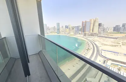 Apartment - 1 Bedroom - 2 Bathrooms for rent in La Plage Tower - Al Mamzar - Sharjah - Sharjah