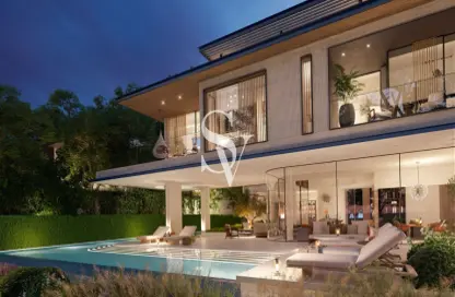 Outdoor House image for: Villa - 6 Bedrooms for sale in Elysian Mansions - Tilal Al Ghaf - Dubai, Image 1