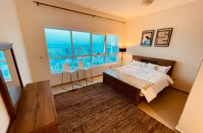 Apartment - 3 Bedrooms - 4 Bathrooms for rent in Ajman Corniche Residences - Ajman Corniche Road - Ajman