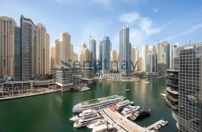 Apartment - 1 Bedroom - 2 Bathrooms for rent in Silverene Tower B - Silverene - Dubai Marina - Dubai