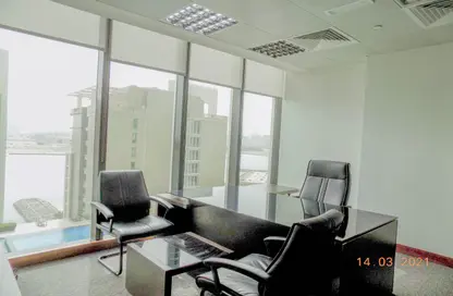 Office Space - Studio - 2 Bathrooms for rent in Tamouh Tower - Marina Square - Al Reem Island - Abu Dhabi