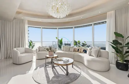 شقة - 3 غرف نوم - 3 حمامات للايجار في جراند بلو تاور 1 - إعمار بيتشفرونت - دبي هاربور - دبي