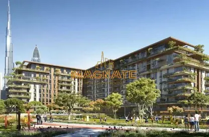 Outdoor Building image for: Apartment - 2 Bedrooms - 3 Bathrooms for sale in Celadon - Central Park at City Walk - City Walk - Dubai, Image 1