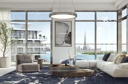 Living Room image for: Apartment - 3 Bedrooms - 3 Bathrooms for sale in The Cove II Building 4 - The Cove ll - Dubai Creek Harbour (The Lagoons) - Dubai, Image 1