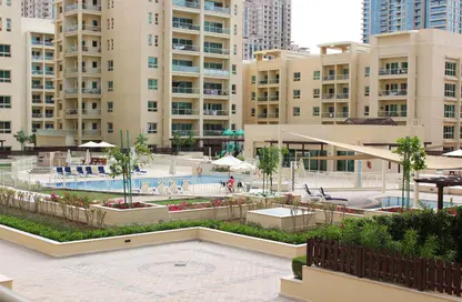 Apartment - 1 Bedroom - 1 Bathroom for rent in Al Dhafra - Greens - Dubai