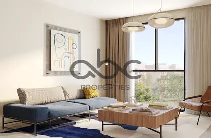 Living Room image for: Apartment - 2 Bedrooms - 2 Bathrooms for sale in Reeman Living II - Al Shamkha - Abu Dhabi, Image 1