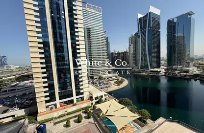 Apartment - 1 Bedroom - 2 Bathrooms for rent in Green Lakes Towers - JLT Cluster S - Jumeirah Lake Towers - Dubai