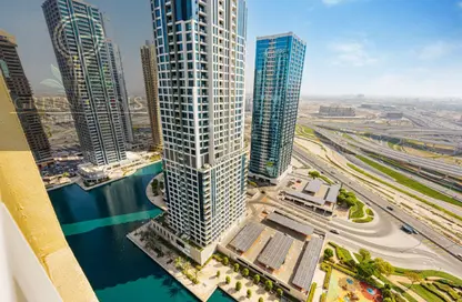 Apartment - Studio - 1 Bathroom for rent in Lake View Tower - JLT Cluster B - Jumeirah Lake Towers - Dubai
