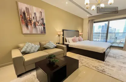 Apartment - Studio - 1 Bathroom for rent in Elite Downtown Residence - Downtown Dubai - Dubai