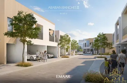 Outdoor Building image for: Townhouse - 3 Bedrooms - 4 Bathrooms for sale in Bliss - Arabian Ranches 3 - Dubai, Image 1