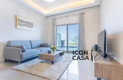Living Room image for: Apartment - 1 Bedroom - 1 Bathroom for rent in The Icon Casa - Jumeirah Village Circle - Dubai, Image 1