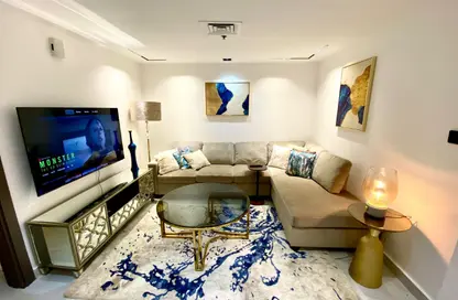 Apartment - 2 Bedrooms - 2 Bathrooms for rent in Beach Tower 1 - Al Khan Lagoon - Al Khan - Sharjah