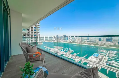 Apartment - 3 Bedrooms - 4 Bathrooms for rent in Marina Vista - EMAAR Beachfront - Dubai Harbour - Dubai