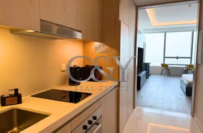 Apartment - Studio - 1 Bathroom for rent in The Palm Tower - Palm Jumeirah - Dubai