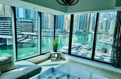 Apartment - 2 Bedrooms - 2 Bathrooms for rent in Silverene Tower A - Silverene - Dubai Marina - Dubai