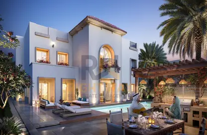 Outdoor House image for: Villa - 6 Bedrooms - 7 Bathrooms for sale in Fay Alreeman - Al Shamkha - Abu Dhabi, Image 1