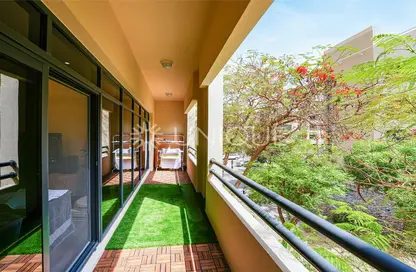 Balcony image for: Apartment - 3 Bedrooms - 2 Bathrooms for sale in Al Ghaf 4 - Al Ghaf - Greens - Dubai, Image 1