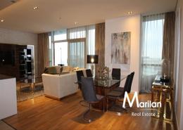 Living / Dining Room image for: Apartment - 1 bedroom - 1 bathroom for rent in Building 1 - City Walk - Dubai, Image 1