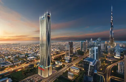 شقة - غرفة نوم - 2 حمامات للبيع في بايز 102 - الخليج التجاري - دبي