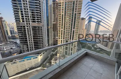 Apartment - 1 Bedroom - 2 Bathrooms for rent in Botanica Tower - Dubai Marina - Dubai