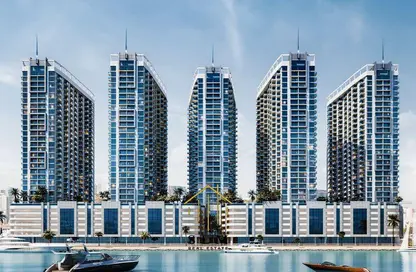 Outdoor Building image for: Apartment - 1 Bedroom - 2 Bathrooms for sale in Ajman Creek Towers - Al Rashidiya 1 - Al Rashidiya - Ajman, Image 1