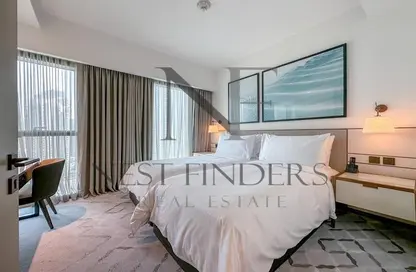 Room / Bedroom image for: Apartment - 2 Bedrooms - 2 Bathrooms for sale in Address Harbour Point Tower 2 - Address Harbour Point - Dubai Creek Harbour (The Lagoons) - Dubai, Image 1