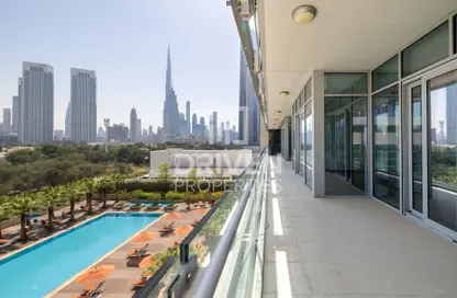 شقة - 3 غرف نوم - 3 حمامات للايجار في برج ضمان - مركز دبي المالي العالمي - دبي