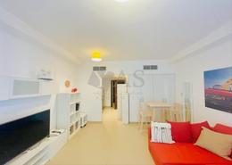 Living / Dining Room image for: Studio - 1 bathroom for rent in Pacific Samoa - Pacific - Al Marjan Island - Ras Al Khaimah, Image 1