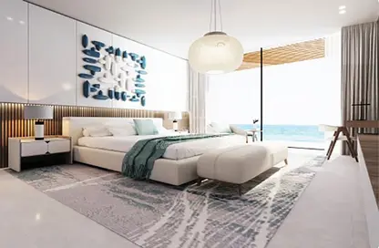 Room / Bedroom image for: Apartment - 4 Bedrooms - 5 Bathrooms for sale in Sea La Vie - Yas Bay - Yas Island - Abu Dhabi, Image 1