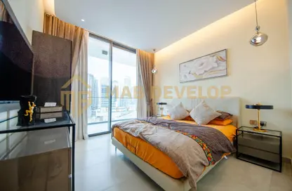 Apartment - 1 Bedroom - 2 Bathrooms for rent in The Paragon by IGO - Business Bay - Dubai