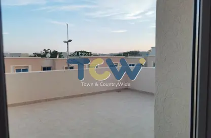 Terrace image for: Townhouse - 5 Bedrooms - 6 Bathrooms for sale in Arabian Style - Al Reef Villas - Al Reef - Abu Dhabi, Image 1