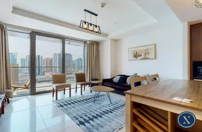 Apartment - 1 Bedroom - 1 Bathroom for rent in Boulevard Point - Downtown Dubai - Dubai