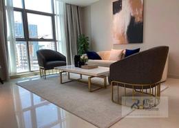 Living Room image for: Apartment - 3 bedrooms - 4 bathrooms for sale in Gulfa Towers - Al Rashidiya 1 - Al Rashidiya - Ajman, Image 1