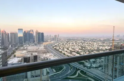 شقة - غرفة نوم - 2 حمامات للايجار في برج كونكورد - (JLT) مجمع H - أبراج بحيرة الجميرا - دبي