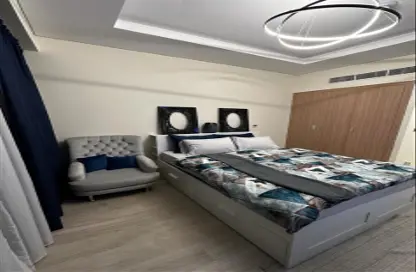 Room / Bedroom image for: Apartment - 1 Bathroom for rent in Farhad Azizi Residence - Al Jaddaf - Dubai, Image 1