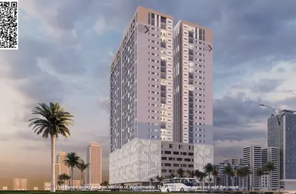 شقة - غرفة نوم - 2 حمامات للبيع في بلوبيل ريزيدنس - العامرة - عجمان