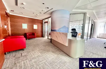 Office Space - Studio - 1 Bathroom for rent in Almas Tower - Lake Almas East - Jumeirah Lake Towers - Dubai