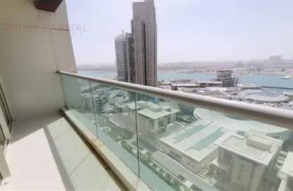 Balcony image for: Apartment - 2 Bedrooms - 3 Bathrooms for rent in Al Maha Tower - Marina Square - Al Reem Island - Abu Dhabi, Image 1